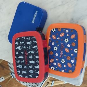 Kids Bento lunchboxes (2 Bentgo brand, 1 Yumbox)